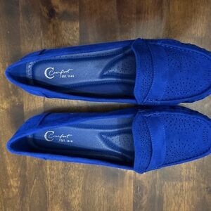 C Comfort Blue Loafers